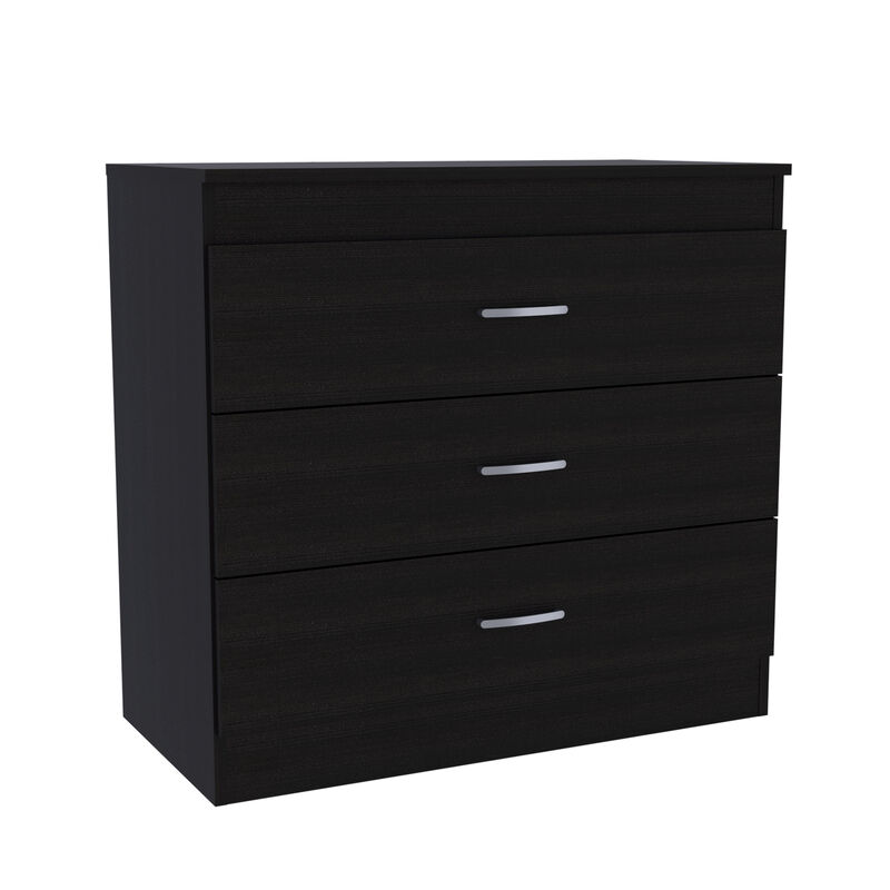 Three Drawer Dresser Lial, Bedroom, Black