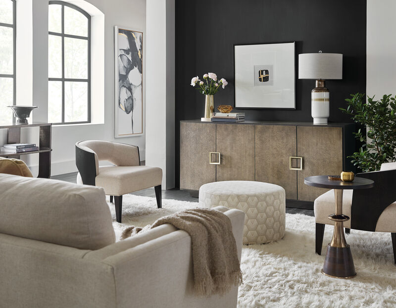 Melange Asher Entertainment Credenza