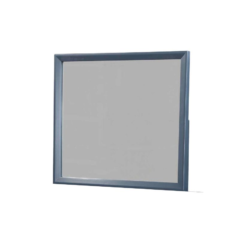 Tamarack Landscape Mirror in Blue