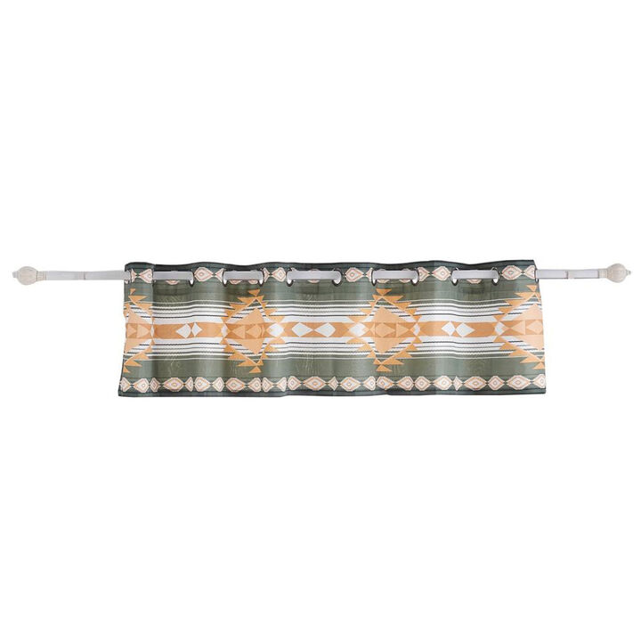 Greenland Home Fashions Zuma Window Valance - 84x16", Cactus