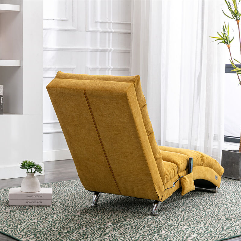 Merax  Linen Massage Chaise Lounge