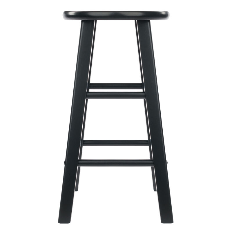 Winsome Element Counter Stools, 2-Pc Set, Black