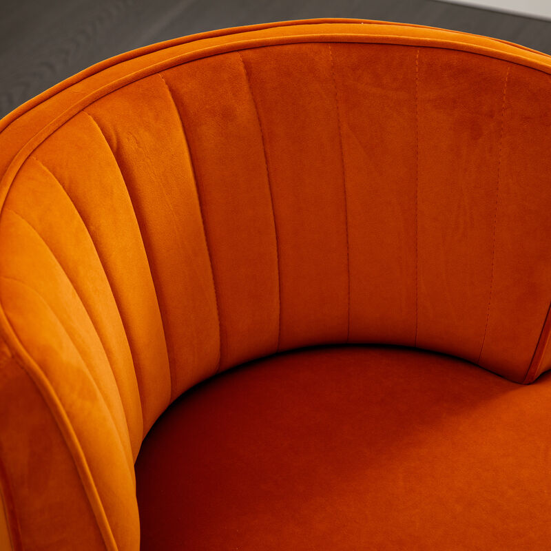 Merax 360 Degree Swivel Barrel Accent Chair