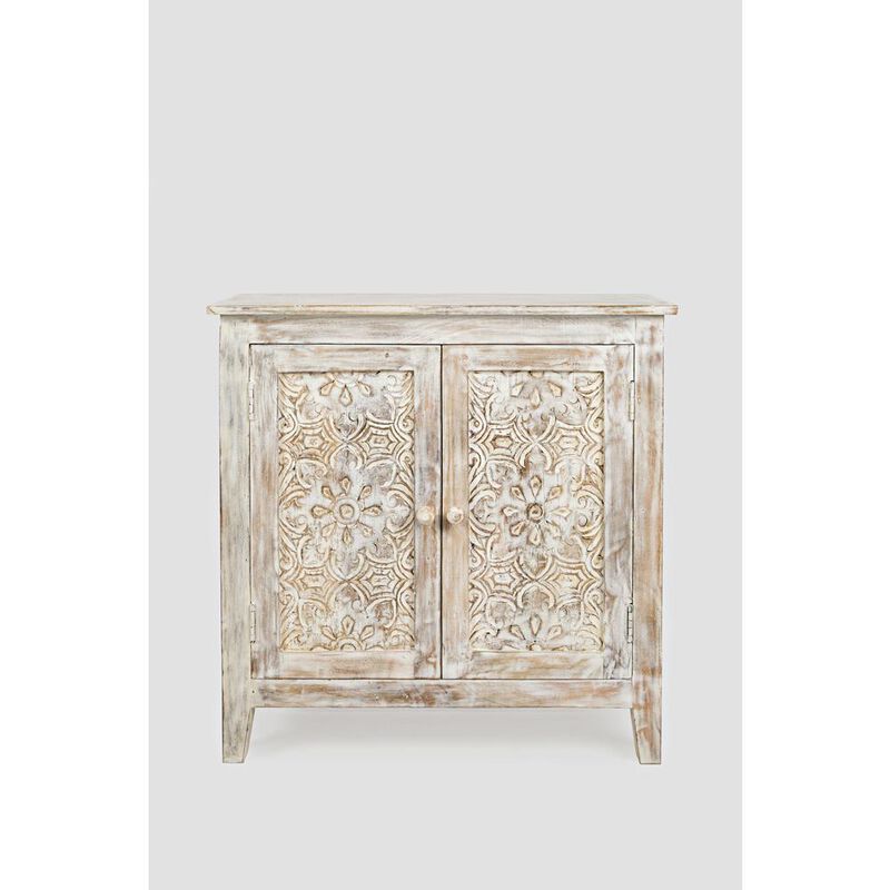 Jofran Hand Carved 32 Accent Chest