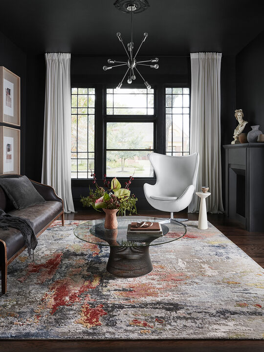 Elixir EH10 Grey/Multi 5'6" x 8'6" Rug