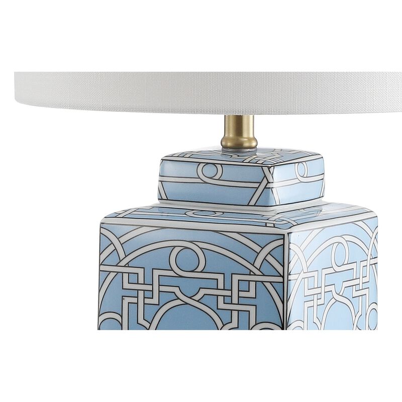 Catherine Ceramic/Metal Ginger Jar LED Table Lamp