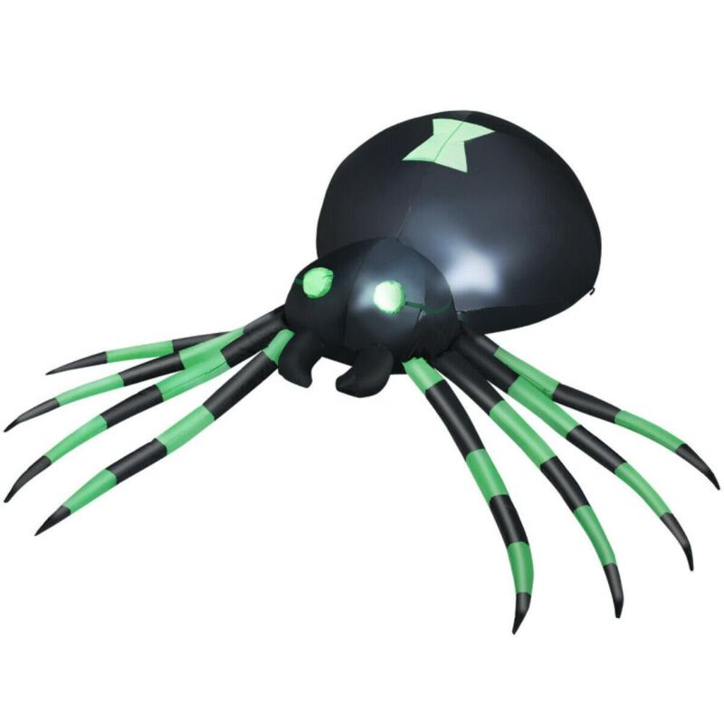 Hivvago 6 Feet Halloween Inflatable Blow-Up Spider