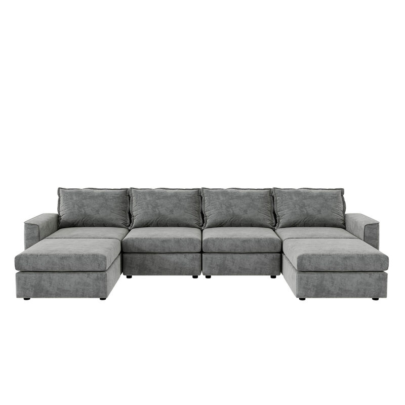 Merax Chenille Modular Sectional Sofa