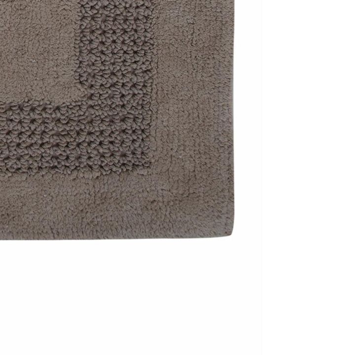 Perthshire Platinum Collection Cotton Bath Rug Racetrack Design Skid Resistant Comfortable Absorbent