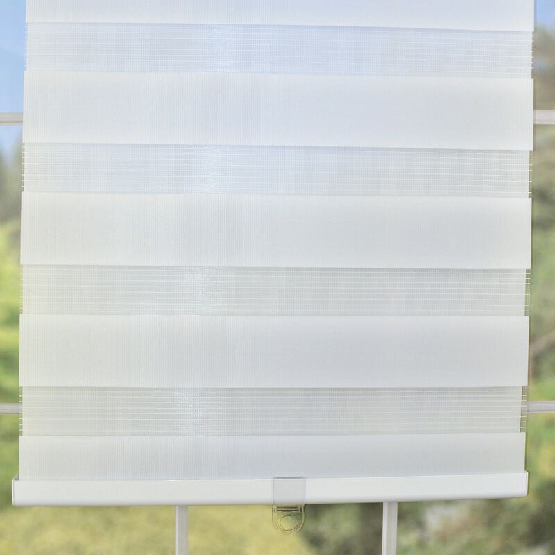Cordless Alternating Shade Roller Blind, 27" x 64"