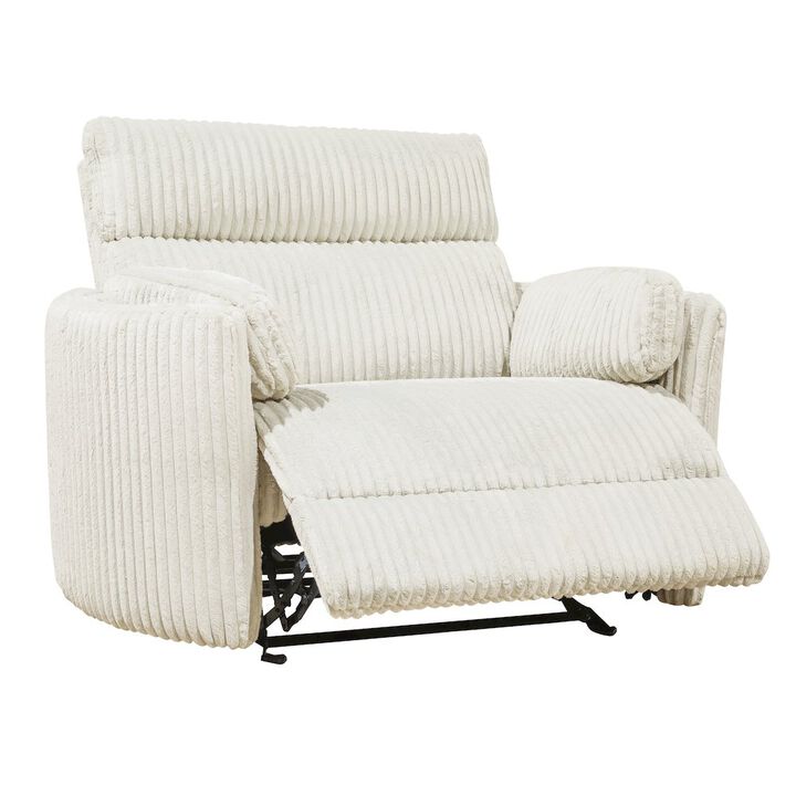 Parker Living Mega Ivory Extra Wide Power Glider Recliner