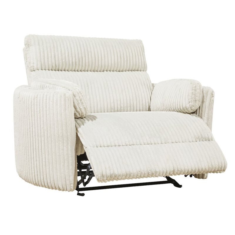 Parker Living Mega Ivory Extra Wide Power Glider Recliner