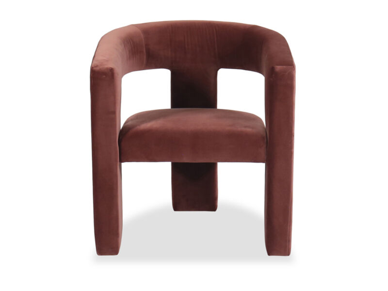 Merino Rust Accent Chair