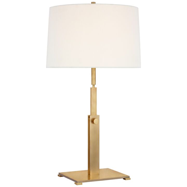 Cadmus Large Adjustable Table Lamp in Antique Brass