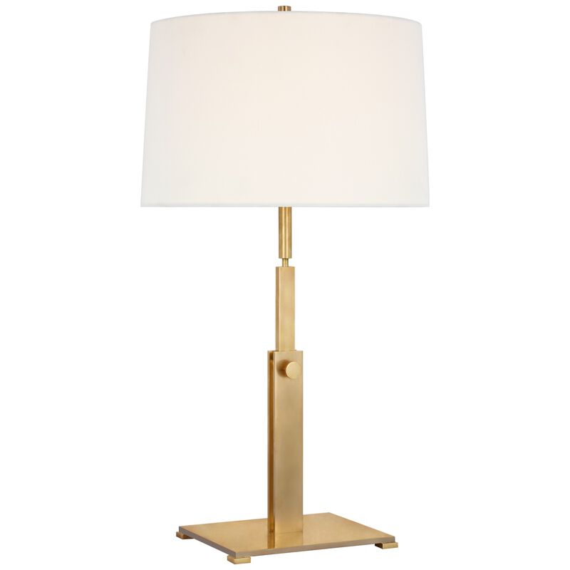 Cadmus Large Adjustable Table Lamp in Antique Brass