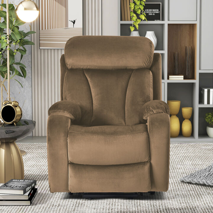 Lift Chair Recliner For Elderly Power Remote Control Recliner Sofa Relax Soft Chair Anti-Skid