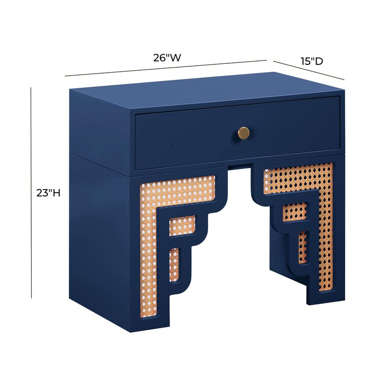 Suzie Rattan Nightstand