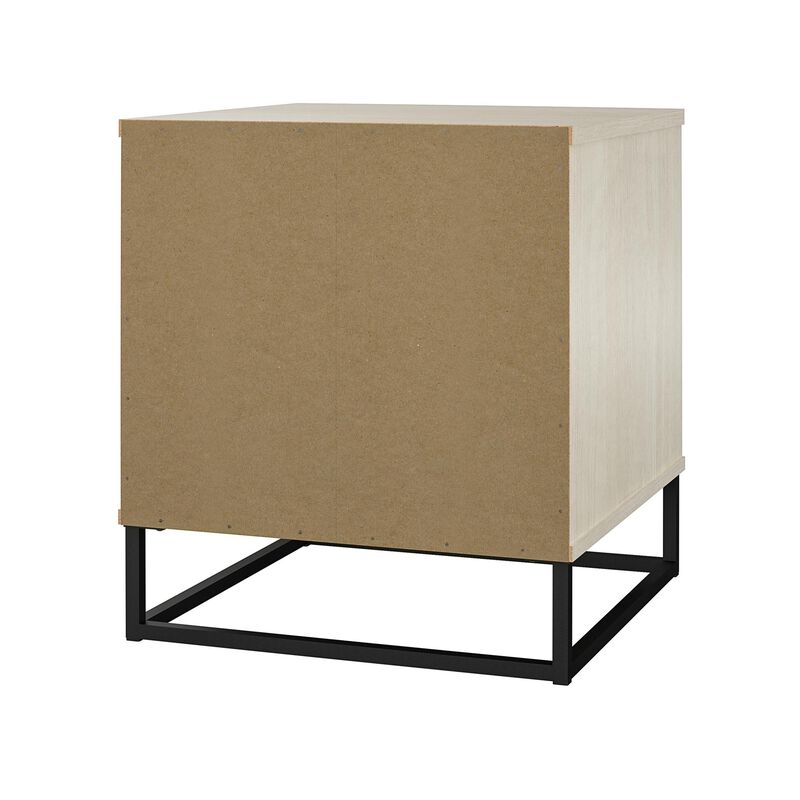 Novogratz Kelly Nightstand, Ivory Oak