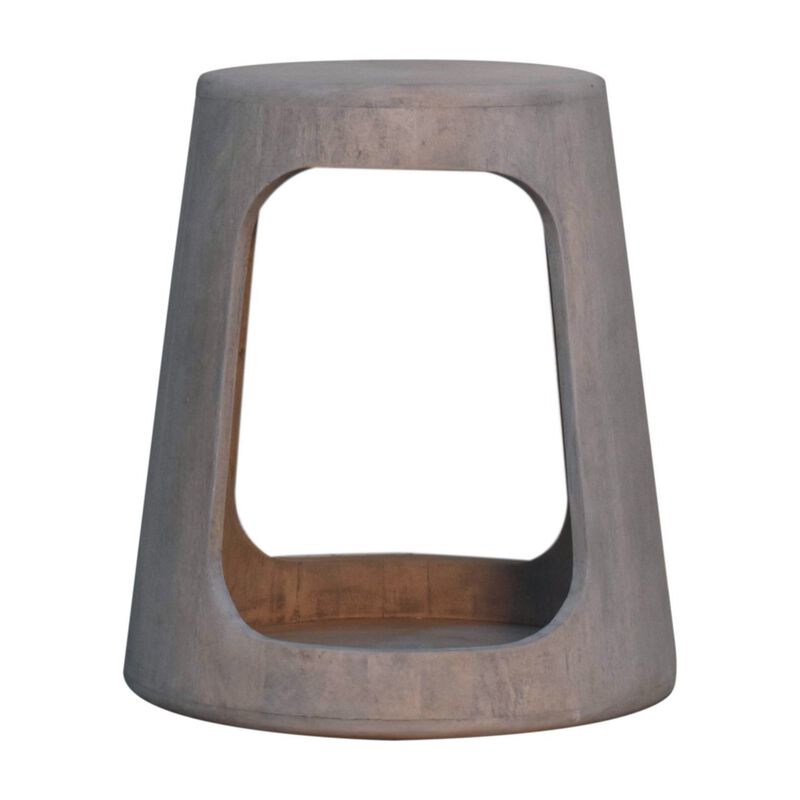 Artisan Furniture Solid Wood Acid Wash Open Side Table