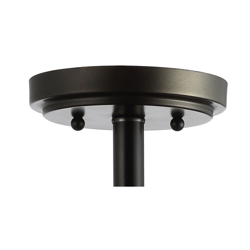 Allie Wood Beaded/Metal LED Flush Mount