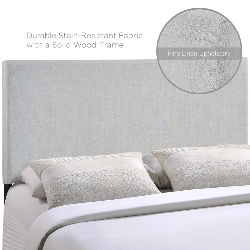 Modway - Region Full Upholstered Fabric Headboard Sky Gray