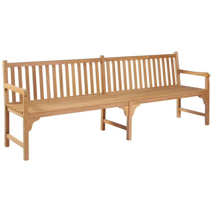 vidaXL Patio Bench 89.8" Solid Teak Wood