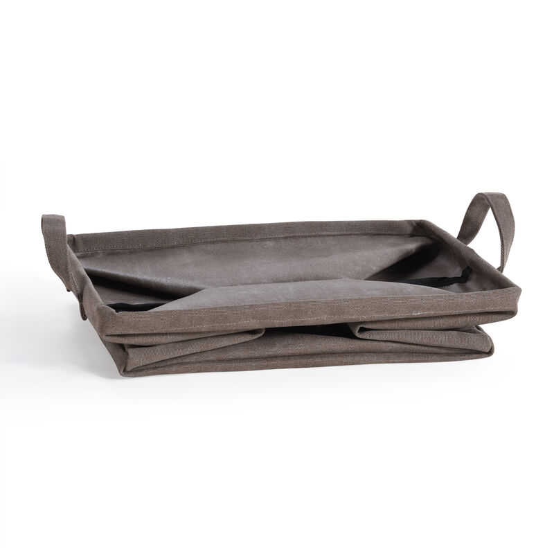 Collapsible Army Canvas Laundry Basket