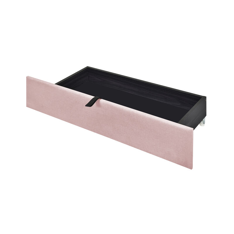 Merax Upholstered Platform Bed with LED Frame