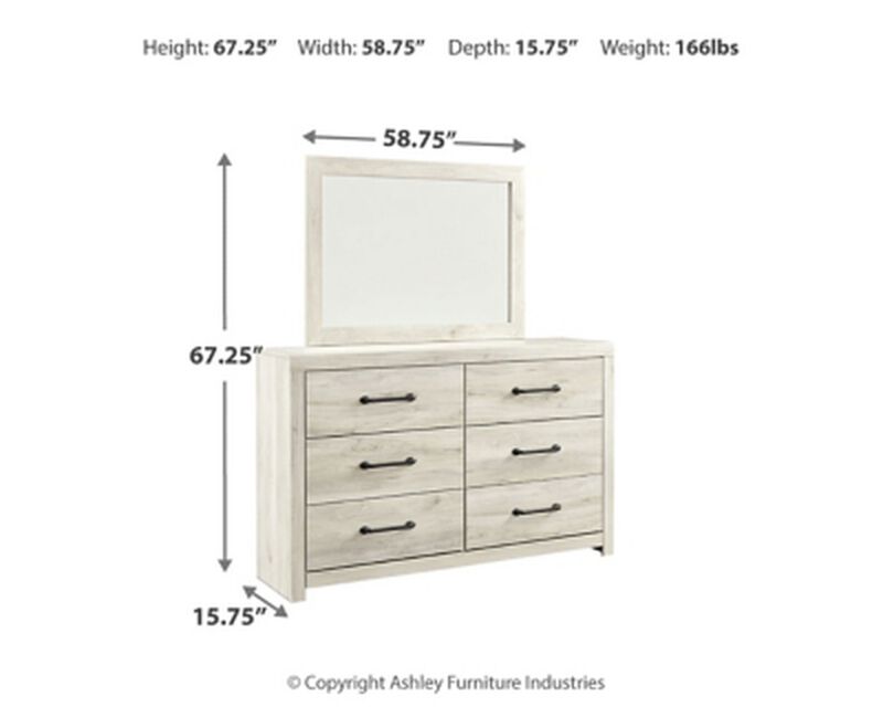 Cambeck Dresser and Mirror