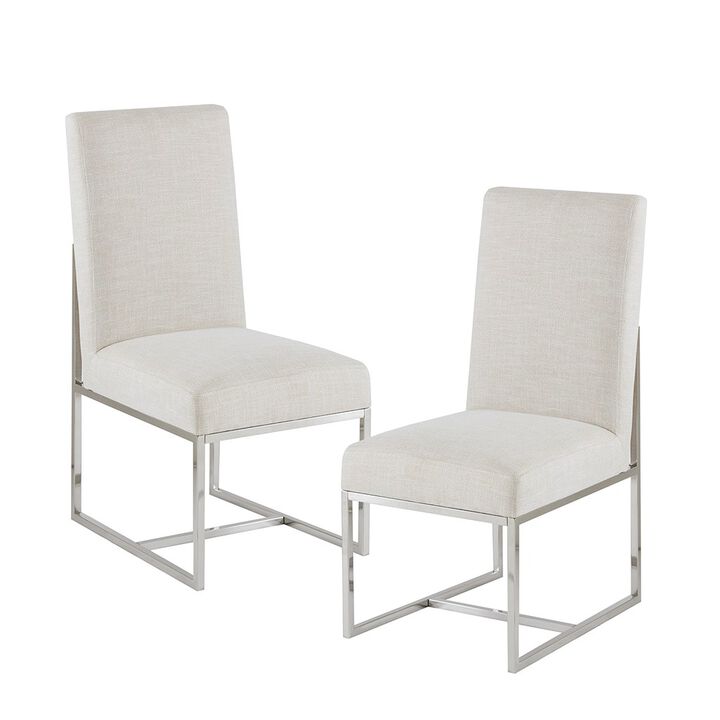 Gracie Mills Elle 2-Piece Upholstered Dining Chairs