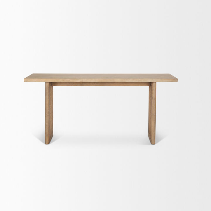 Grier Light Brown Console Table