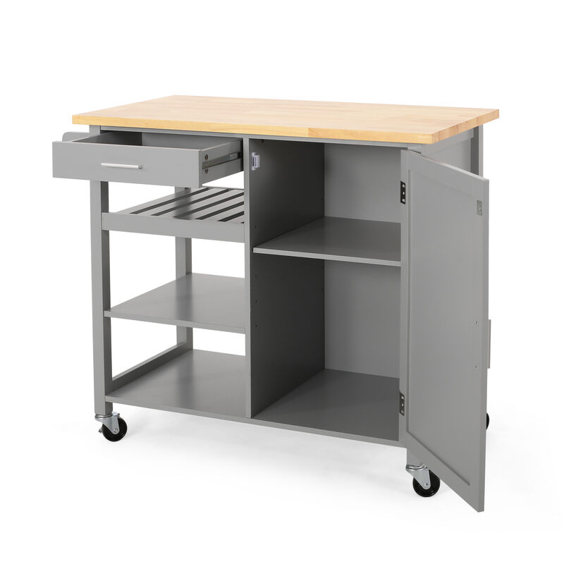 Merax Kitchen Island with Storage