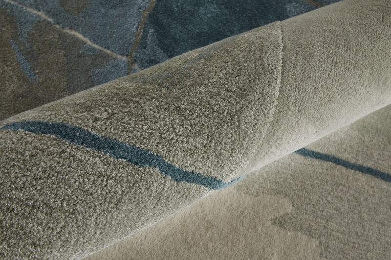 Anya 8885F Blue/Gray/Ivory 3'6" x 5'6" Rug