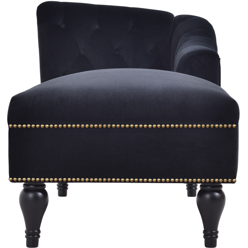 Velvet Chaise Lounge Sleeper Sofa