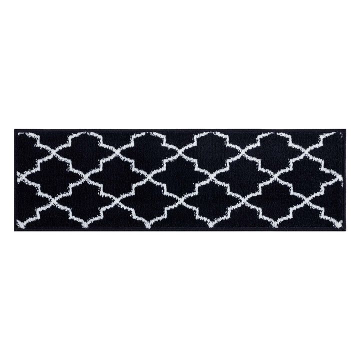 SUSSEXHOME Carpet Stair Treads Easy to Install with Double Adhesive Tape - Safe, 9" X 28" - Navy