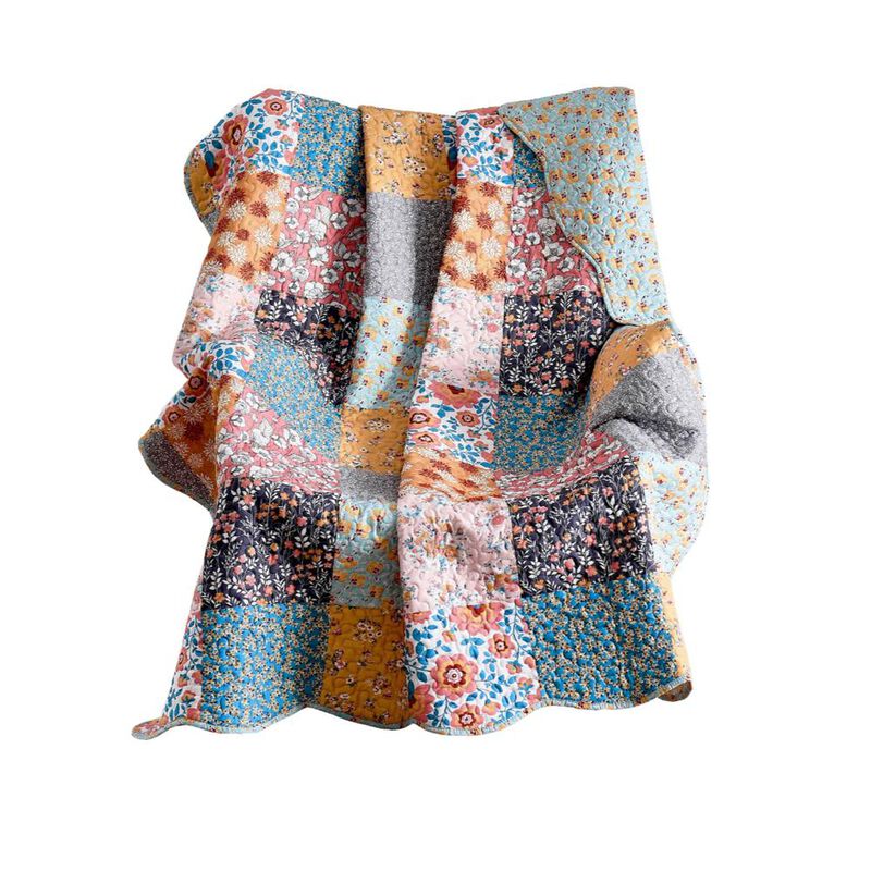 Barefoot Bungalow Carlie Accessory Throw - Calico 50x60