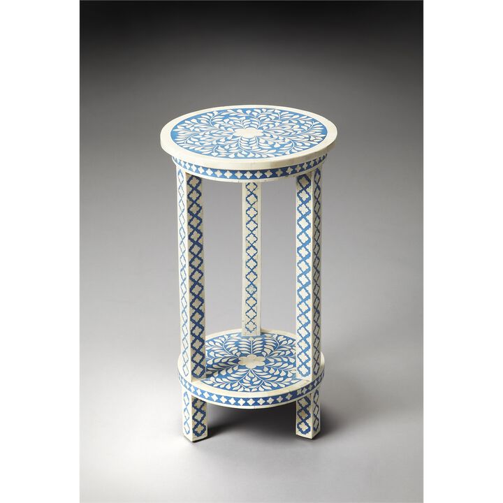Blue Bone Accent Table, Belen Kox