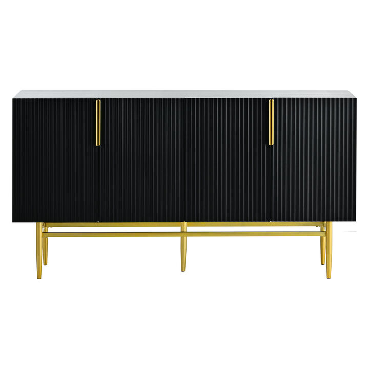 Merax Modern Elegant 4-door Sideboard Buffet Cabinet