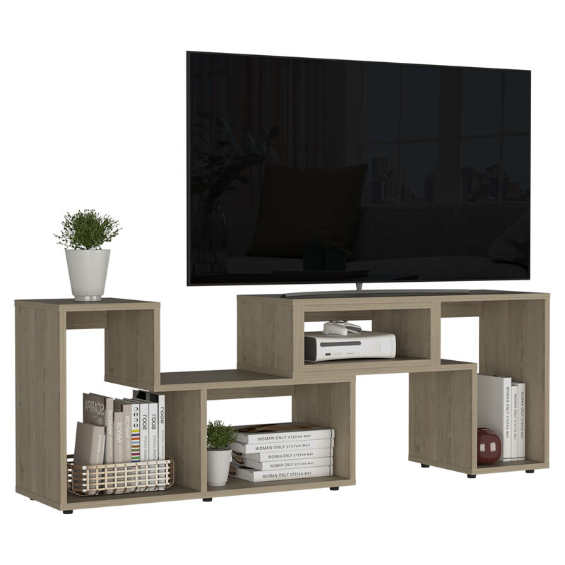 Extendable Tv Stand Houston, Living Room, Light Pine