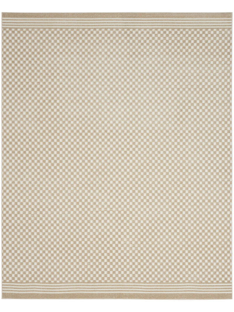 Care Free CAF02 Beige 9'2" x 12' Rug