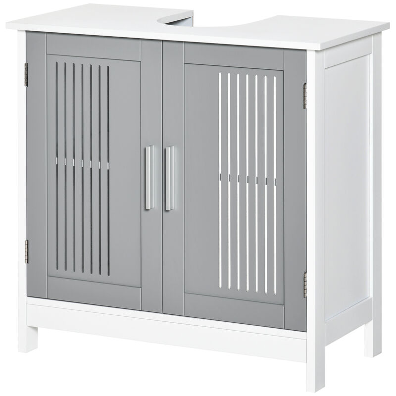 Bathroom Under Sink Cabinet Vanity Unit w/ Adjustable Storage Shelves