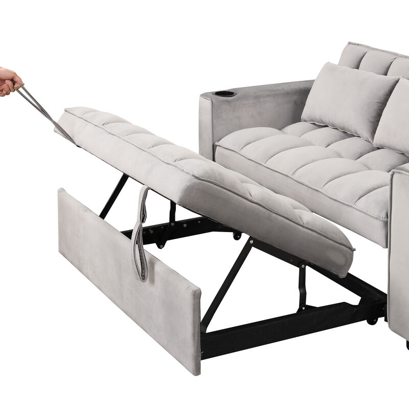 Merax 4-1 Multi-Functional Sofa Bed with Cup Holder