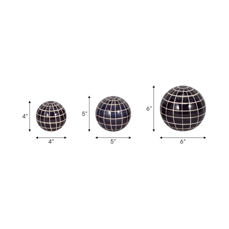 Checkered Orbs set
