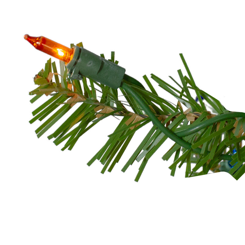 6.5 Pre Lit Northern Pine Full Artificial Christmas Tree Multi-Color Lights