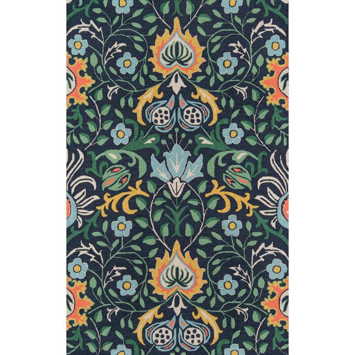 Momeni Casual Rectangle Area Rug, Navy, 8' X 10'