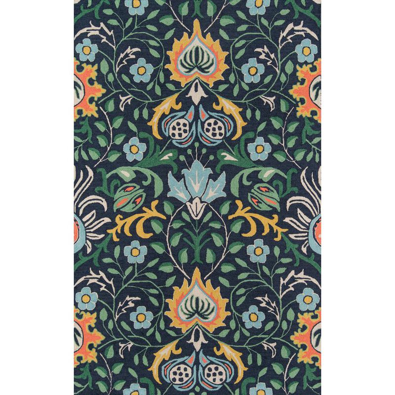 Momeni Casual Rectangle Area Rug, Navy, 8' X 10'
