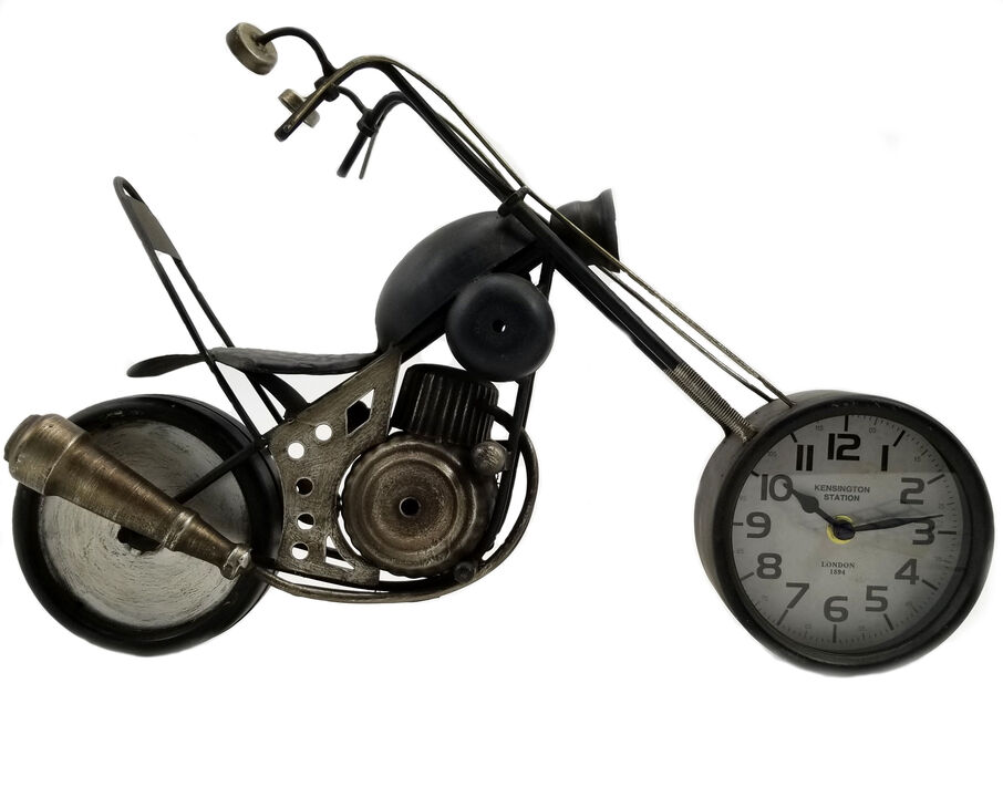 Motorcycle Table Clock