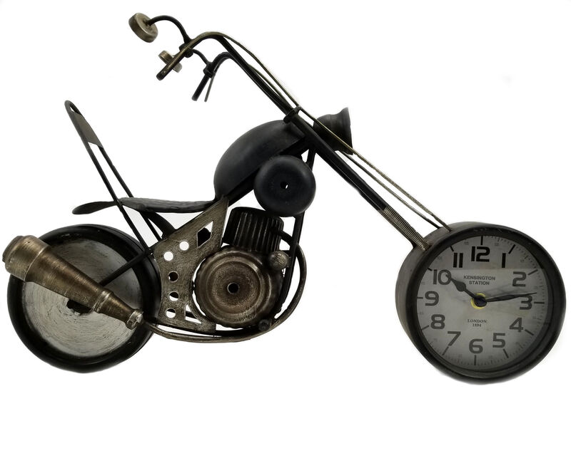 Motorcycle Table Clock