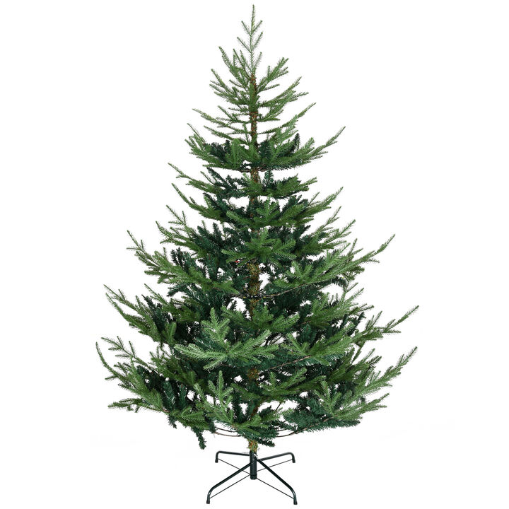 6' Artificial Christmas Tree with Realistic Branch Tips, Auto Open for Party
