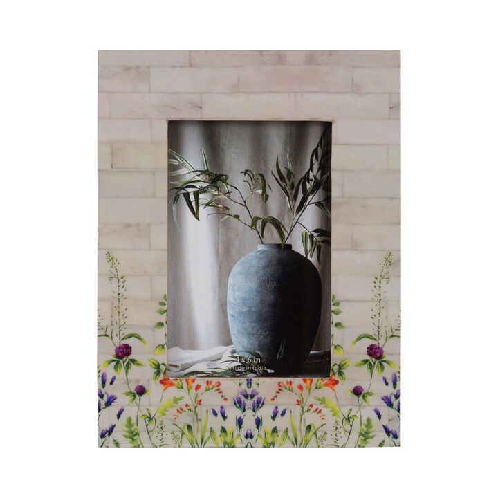 Purple Flower Field Photo Frame